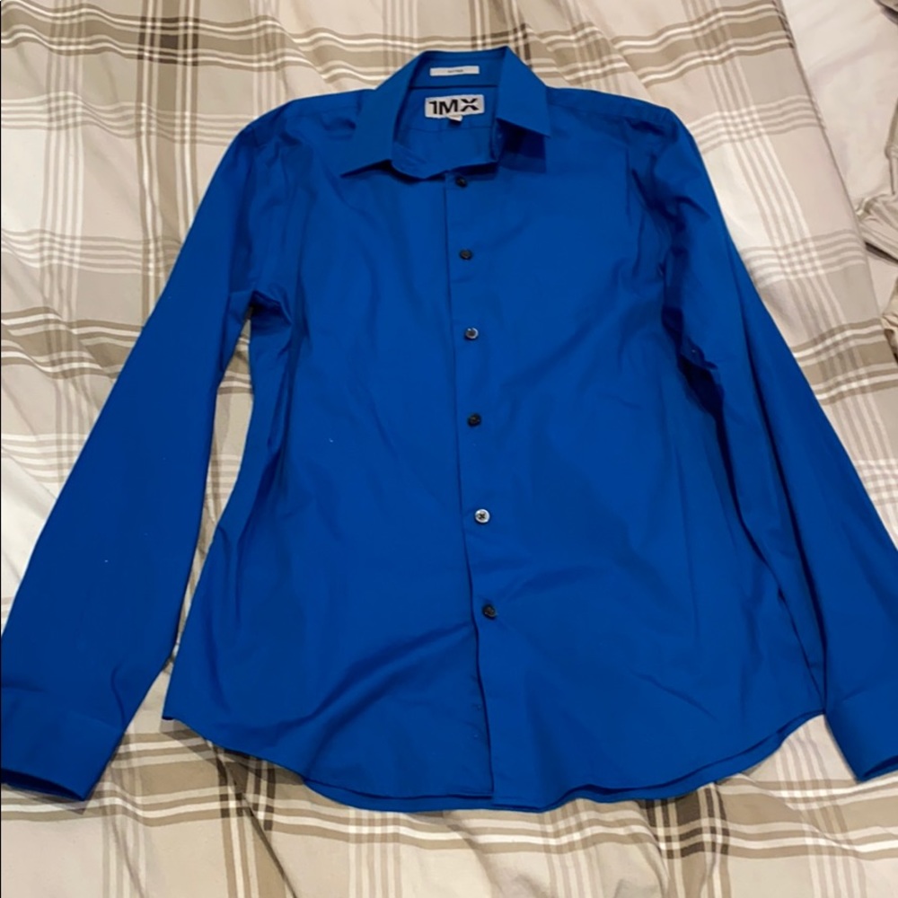 Men’s Express Button up: Size M 15-15 1/2”
